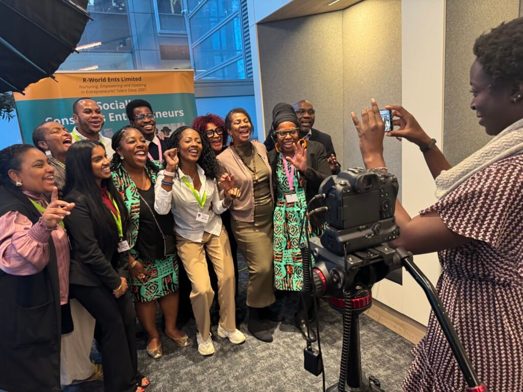 Group photo of BridgeGap Media team and attendees